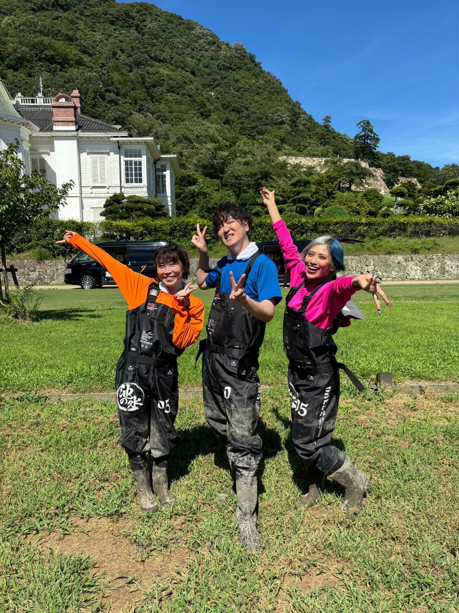 iketvtokyo's tweet image. 明日の　#池の水ぜんぶ抜く大作戦 　は、番組ファンの　#三宅健   が初参戦！！巨大池で華麗なステップで大立ち回り！そして、鳥取城には「鳥取砂丘」の　#水森かおり が　#ぱーてぃーちゃん  信子と共に果敢に挑む！　#池の水ぜんぶ抜く大作戦 　は明日日曜夜6時30分から！　#恒松祐里　#井上裕介