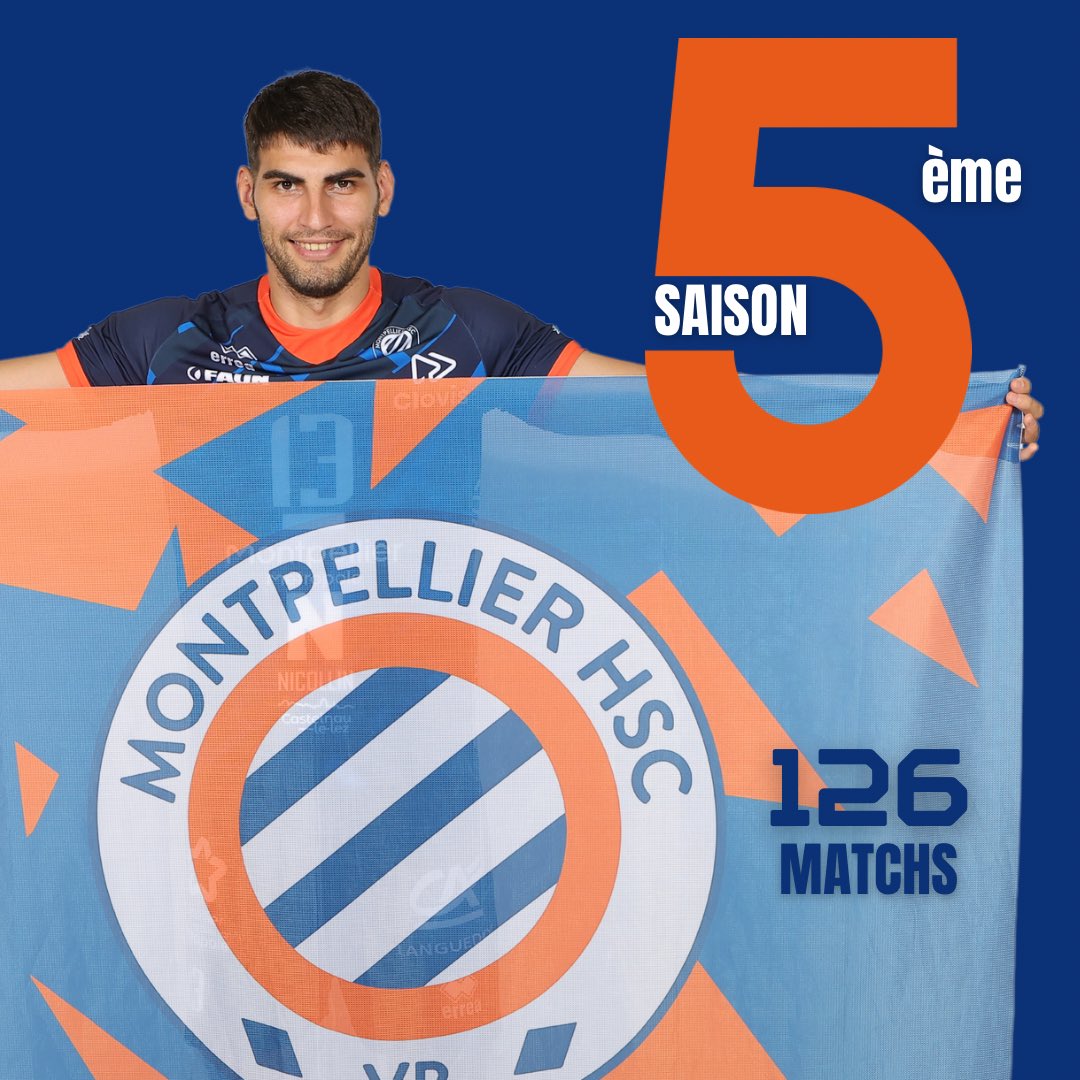 <a href="/palaceteeze/">Ezequiel palacios</a> , notre capitaine argentin, rentrera sur le terrain cet après-midi face à <a href="/Snvba_44/">Saint-Nazaire Volley-Ball Atlantique</a> pour son 127ème match et sa 5ème saison sous les couleurs 💙🧡 😍

 #volleyball #volleyballplayer #5 #saison #montpellier #france #argentina #msl