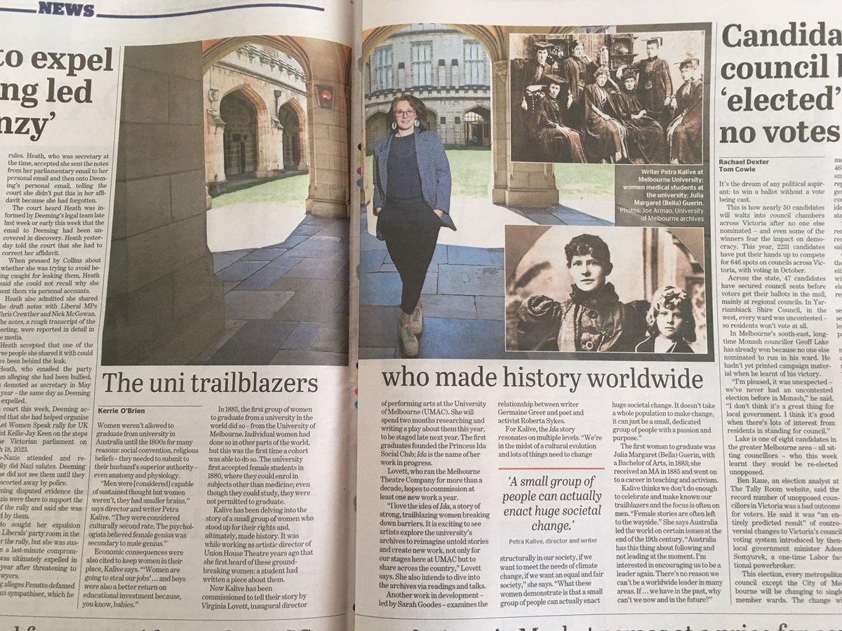 “Female stories are left by the wayside.”

I wholeheartedly agree with director and writer Petra Kalive who “thinks we don’t do enough to celebrate and make known our trailblazers and the focus is often on men.’