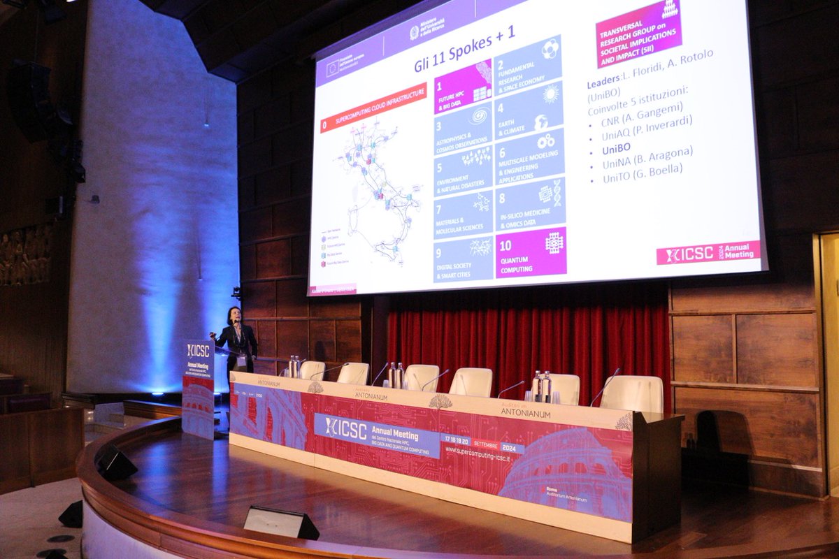 ICSC_Computing's tweet photo. Si è concluso nella mattinata di ieri a Roma l'Annual Meeting del Centro Nazionale💻 #ICSC. Una quattro giorni all'insegna del confronto sull'orizzonte post #PNRR, su progetti, risultati e stato di avanzamento delle attività di realizzazione dell'infrastruttura di calcolo di ICSC https://t.co/89ypShy0ve
