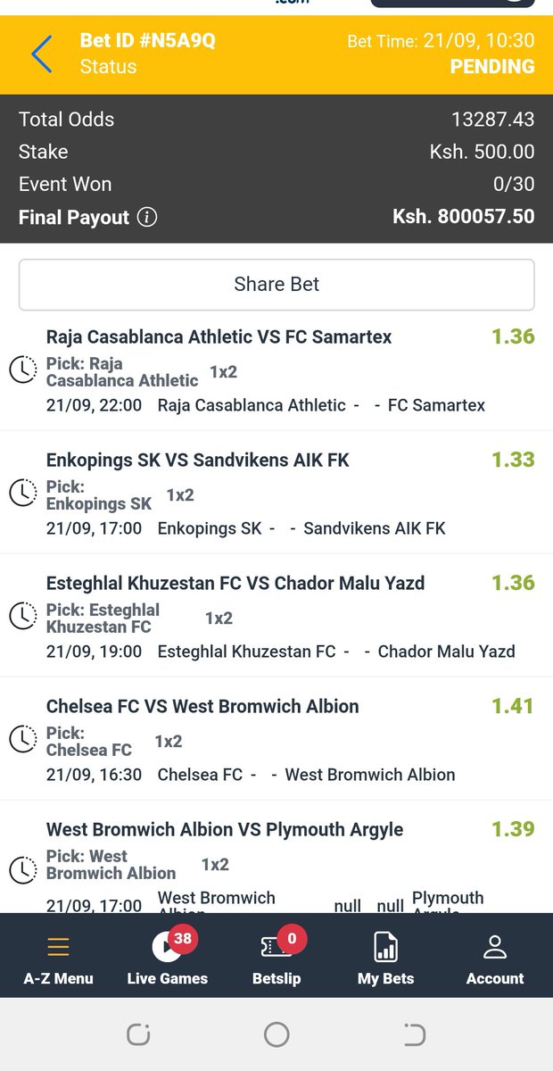 ushinditips's tweet photo. 800K...

Stake guys a very good slip🥳🥳

Sio maajabu tuvune hii✅

👉https://t.co/89erPAsuyq https://t.co/igrMWelVKm