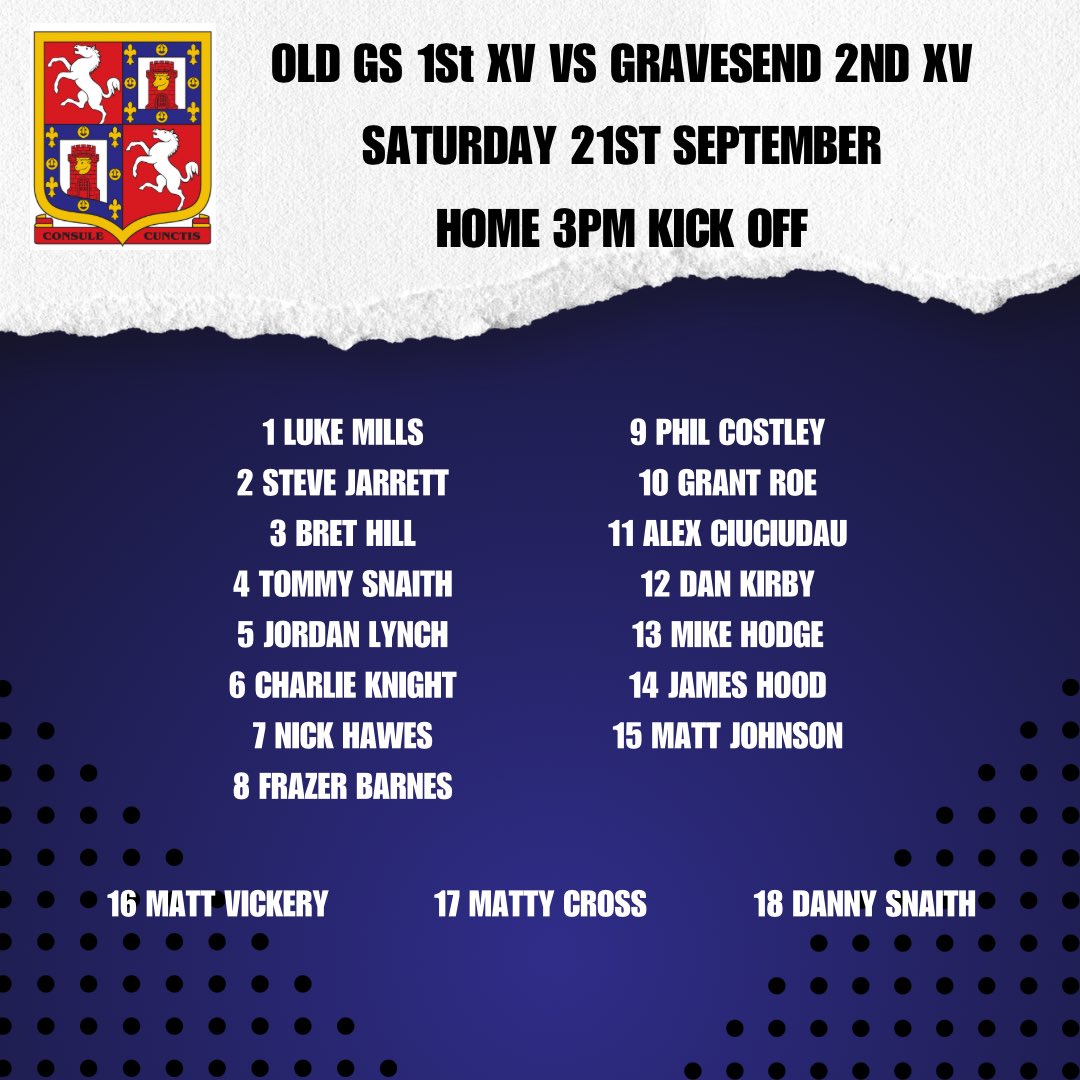 The sun is slowly making an appearance so why not head down to the club for some brilliant rugby and fun in the sun supporting your club!