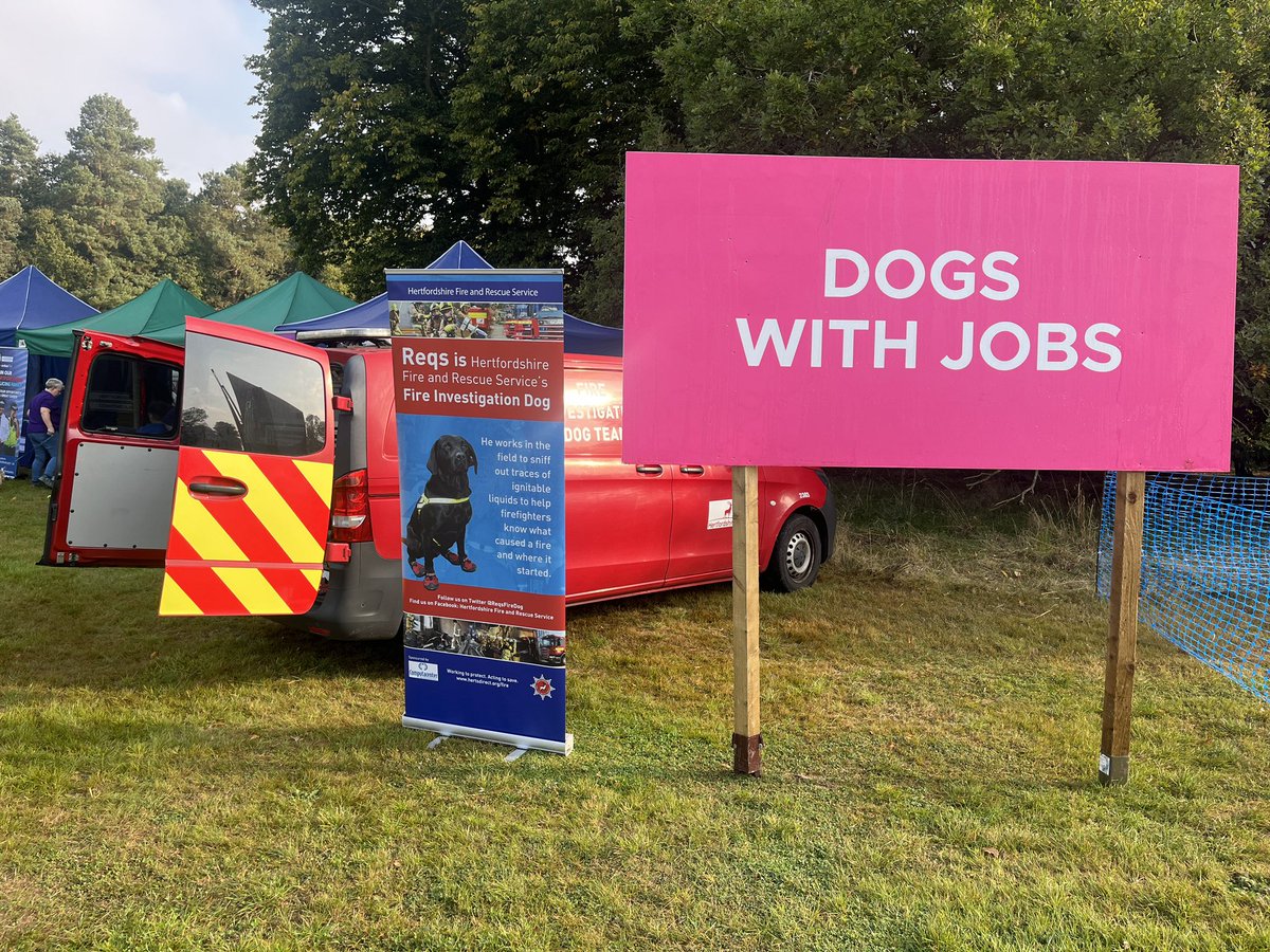 HertsFireDog's tweet photo. All set up and ready to welcome you at @DogfestUK ๐พ
Come along and say hi ๐ https://t.co/qbUN20chlj