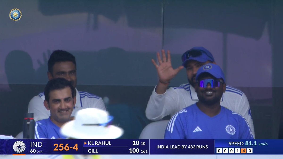 Khetsingh Rajpurohit (@khetsingh0) on Twitter photo Rohit Sharma signalling 500 to the cameraman. ЁЯШВ
#BANvIND #RishabhPant 
#RohitSharmaЁУГ╡ Rohit Sharma signalling 500 to the cameraman. ЁЯШВ
#BANvIND #RishabhPant 
#RohitSharmaЁУГ╡