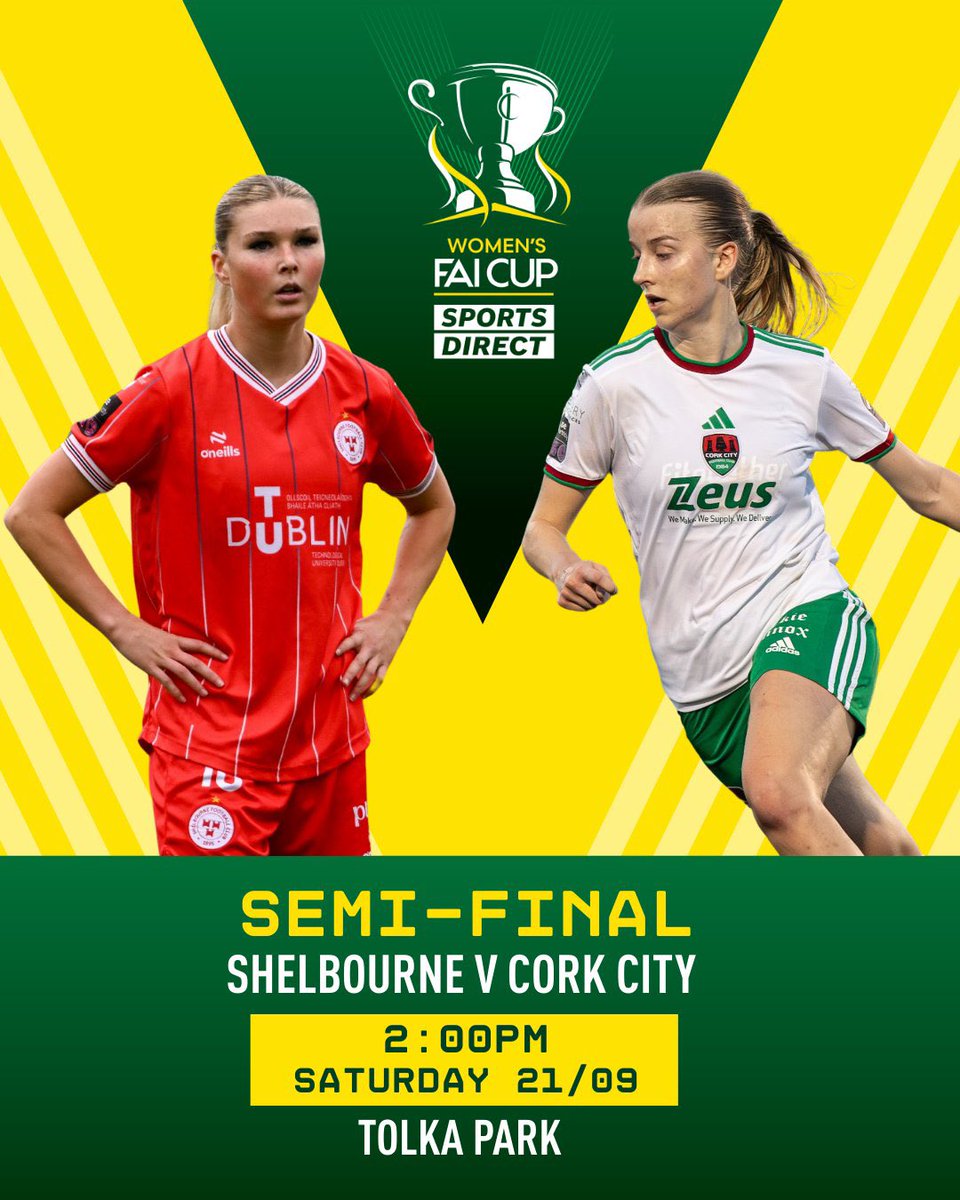 DanJCB001's tweet photo. Very best of LUCK girls @CorkCityFCWomen vs @shelsfc in today’s @FAIreland Cup Semi-Final at Tolka Park. Safe travelling to all. Cmon Cork City🤞👊⚽️🏆⚪️🟢🔴 #FAICup #CCFC84 #SHECOR @dan03murphy https://t.co/VlqBzz0NXC