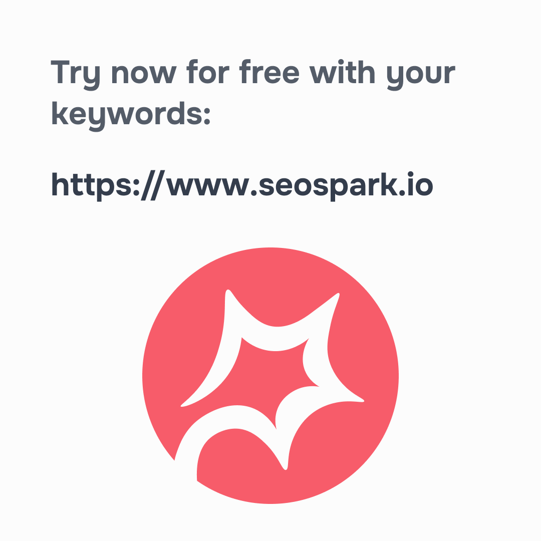 seosparkio's tweet photo. Start for free with access to all tools at https://t.co/ozuJqDUhfA https://t.co/d4QQX9Zuc0