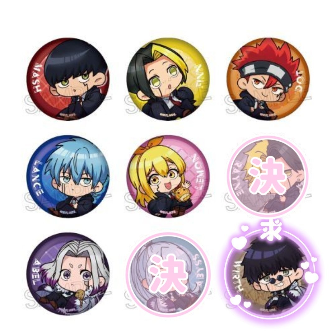 ten13_'s tweet photo. 【交換/仮約束】ツインクル マッシュル とじコレ 缶バッジ

求▹▸ワース
譲▹▸無印

1BOXのみ購入と、少ない個数ですがよろしくお願いします
プロフに貼っているリンク一読推奨です https://t.co/A5ReCisggA