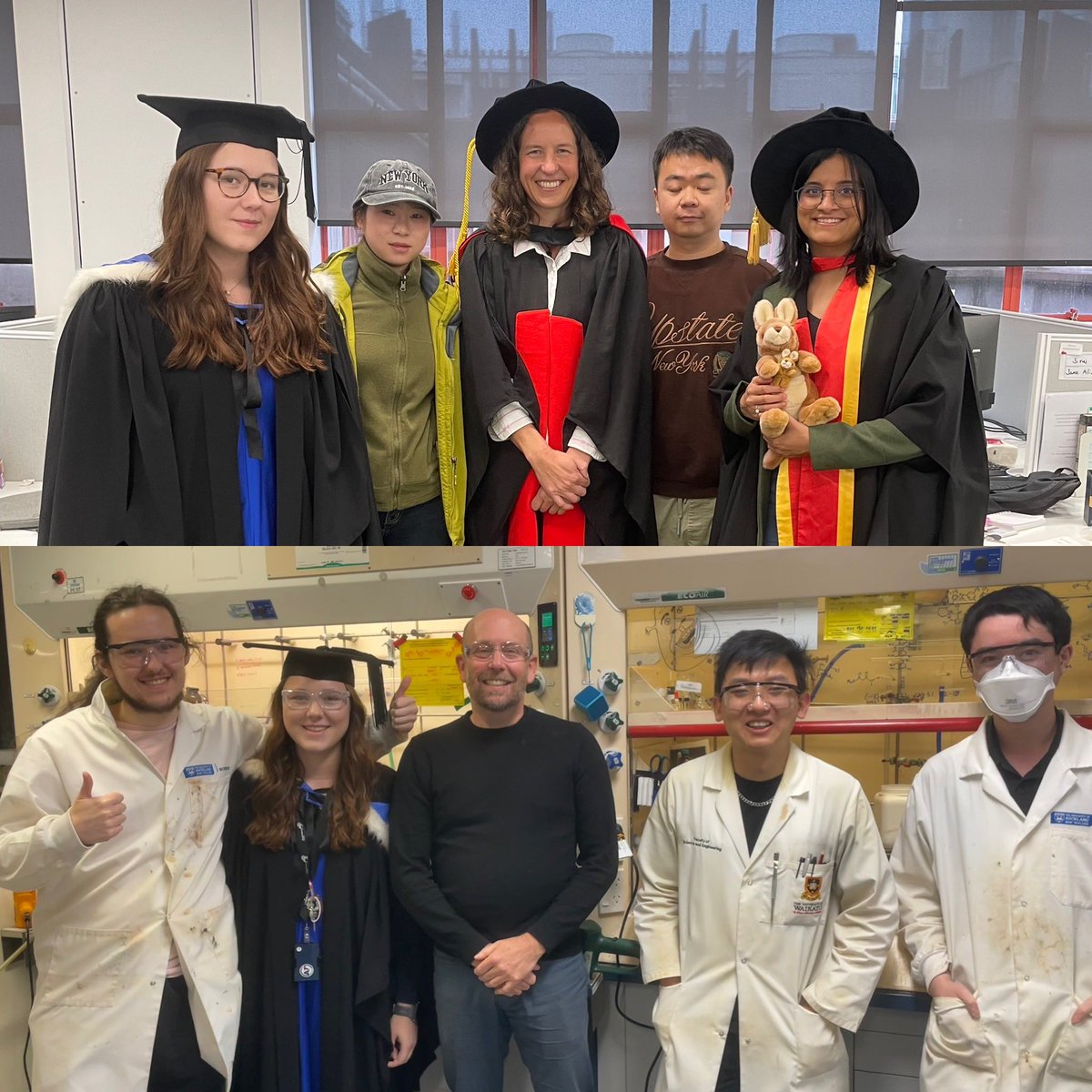 alphabeata_'s tweet image. I had my BSc graduation ceremony yesterday 😊. Thankful for the family + friends + mentors who made it possible, and excited for all the science to come (first up: honours with Dan Furkert)!
