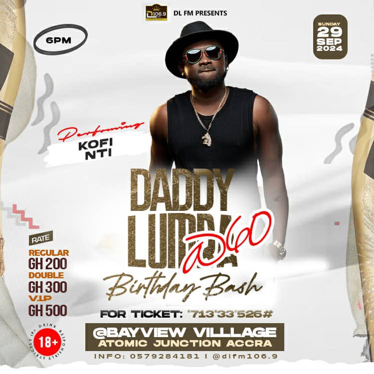 DLFM1069's tweet image. KOFI NTI will be performing LIVE at the DL @ 60 Birthday Bash—get your tickets now! 🤩📱Dial USSD: *713*33*526# 🇬🇭

#DLFM #DLBB24 #DLBB #Ghana