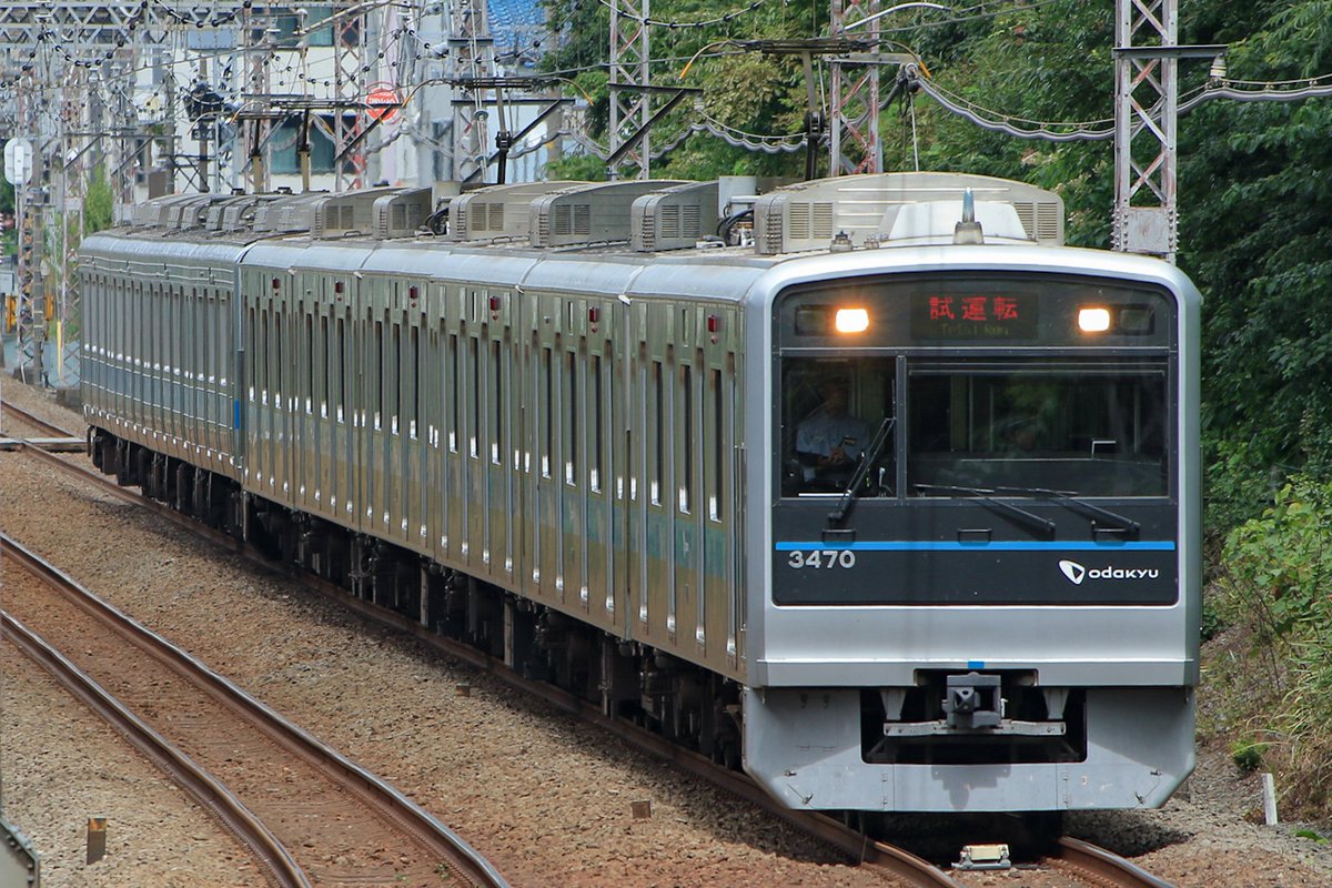E2332003's tweet photo. 2024.8.29(木)
1057×4＋3270×6
 江ノ島線TASC試運転 https://t.co/H9uqqu3xAH