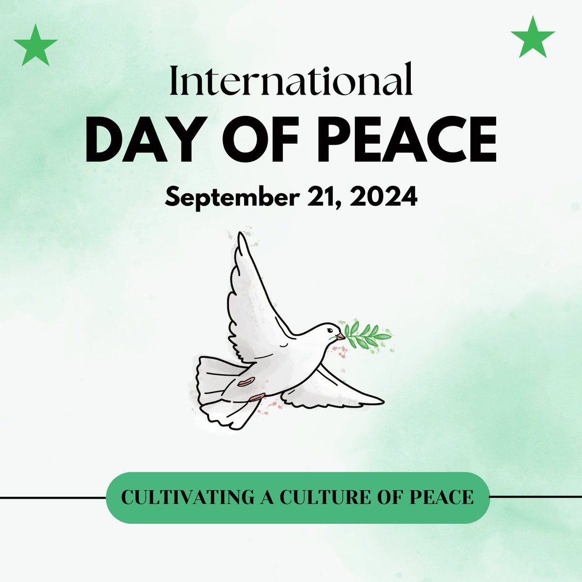 MuntahaMeer's tweet photo. Celebrate International Day of Peace by embracing our differences and working towards a world where everyone can live in harmony and mutual respect.
#InternationalDayofPeace2024
#PeaceForAll
#TogetherForPeace
#PeacefulFuture
#UnityInDiversity https://t.co/3rzVycvBf3
