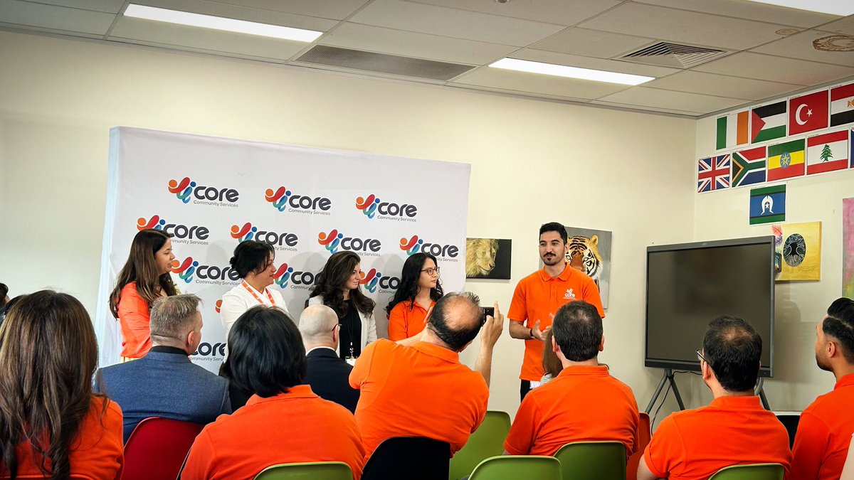 roman_abasy's tweet photo. I’m proud to have been part of an event at @corecsorgau, where Chris Bowen MP and Dr David Saliba announced the SETS grant. This grant will help us continue supporting refugees and migrants, giving them the opportunity to succeed. https://t.co/LQDEJYY77I