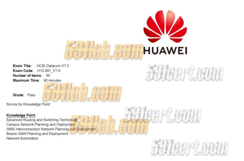 591Lab's tweet photo. HCIE Datacom v1.0 , H12-891  , Pass , 20th September 2024. https://t.co/Dbosjnl7zY