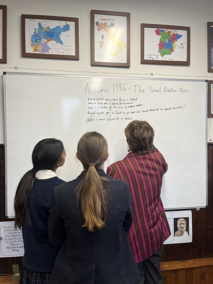 FettesLearn's tweet image. Lower Sixth historians mapping out the road to the Battle of Stoke (1487)…great fun on a Saturday morning! @Fettes_College @Historyatfettes