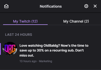 OldBaldG's tweet photo. There's never a better time than now, to support your streamer for the long run by making the most of @Twitch savings of up to 30% off re-occuring subs🔥

And starting on the 26th, for every 5 gifted, twitch will throw in an extra 1 too 🎁 https://t.co/rxPMhLvP22