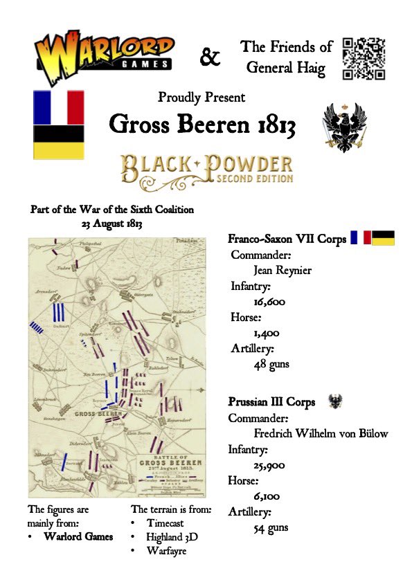 FriendsHaig's tweet image. All set up for Gross Beeren at Warlord open day. Queue is building outside.