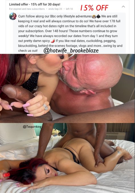 Watch Hotwife Brooke Blaze's leaked NSFW photo on TwXstars