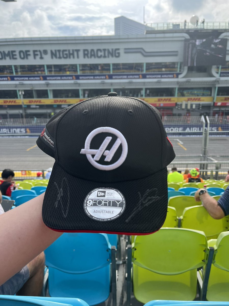 Thank you <a href="/apecoin/">ApeCoin</a> for the amazing opportunity to watch <a href="/F1NightRace/">SingaporeGP</a> 

Queued 90min for the Fan Forum to get close to the F1 drivers. Didnt catch <a href="/AlpineF1Team/">BWT Alpine Formula One Team</a>’s merch drop but managed to catch one from another team.

Looking forward to <a href="/AlpineF1Team/">BWT Alpine Formula One Team</a>’s performance later tonight