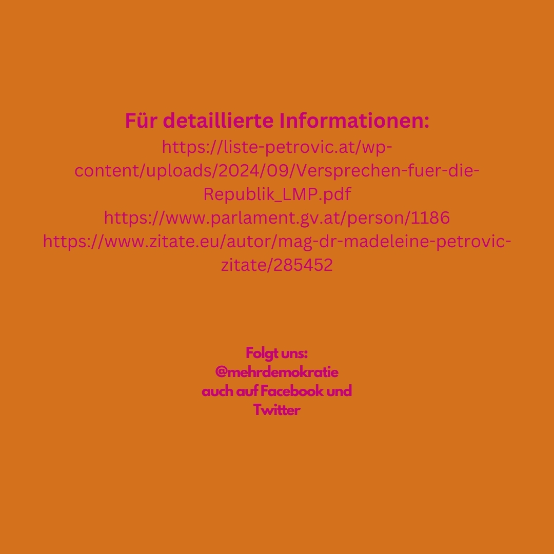 Wer ist Madeleine Petrovic?(2/2)
#wahl #wahlen #Wahlen2024 #nationalwahl #nationalrat #Nationalratswahl #Superwahljahr #wahlberechtigung #petrovic #lmp #vote #voting #meinung #mitgestaltung #beteiligung #partizipation #teilnahme #NutzedeineStimme