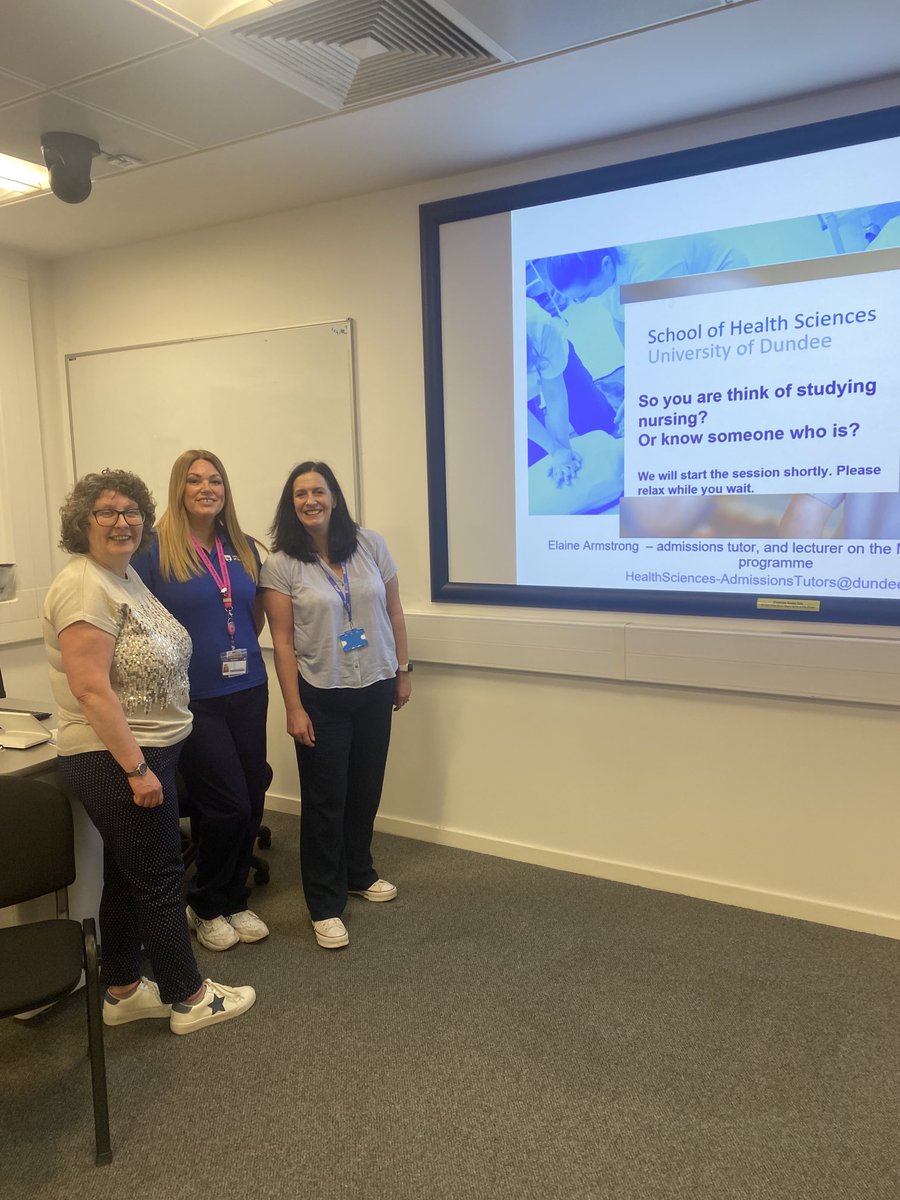 Gill Milner (@gillmilner4) on Twitter photo Fantastic teams all ready to welcome new potential nursing recruits <a href="/UoDHealthSci/">School of Health Sciences, University of Dundee</a> Fantastic teams all ready to welcome new potential nursing recruits <a href="/UoDHealthSci/">School of Health Sciences, University of Dundee</a>