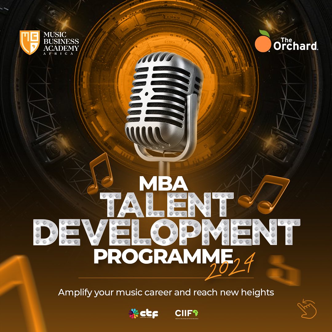 BrodaDerahh's tweet photo. Are you a talented, unsigned African artist between the ages of 18-26? The MBA Talent Development Programme is open to artists from all over Africa this year!
To sign up, click this link: https://t.co/GtG2vfFJx4
#MBATalentProject #MBAxTheOrchard #MBAForAfrica24 https://t.co/dvefCfF4UR