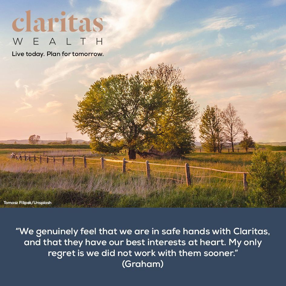 "We genuinely feel that we are in safe hands with Claritas, and that they have our best interests at heart. My only regret is that we did not work with them sooner"
Graham