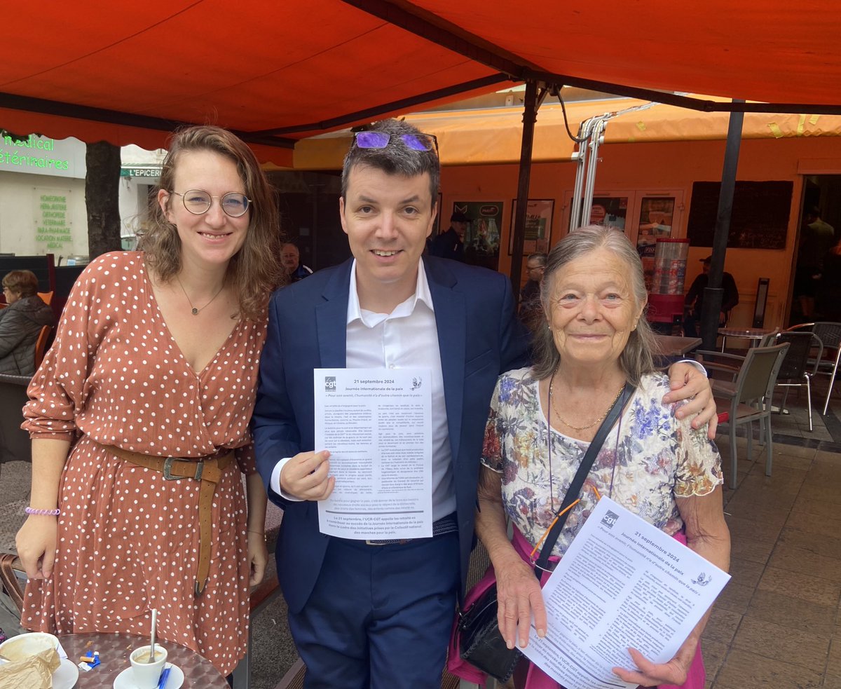 Rencontre à Bédarieux pour la #JournéeinternationaledelaPaix