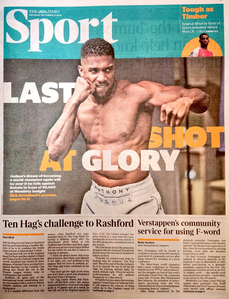 LOMASNEWS's tweet image. Today's copy of The Times. Another packed issue perfect for a big read on Saturday 🤓🗞️🤓🗞️🤓🗞️

Every little helps! Support your local Newsagent &amp;amp; not the supermarkets 🤓
#Unsworth❤️ #redtops #newspapers #saturdaypapers #Weekendpapers #Newsagent