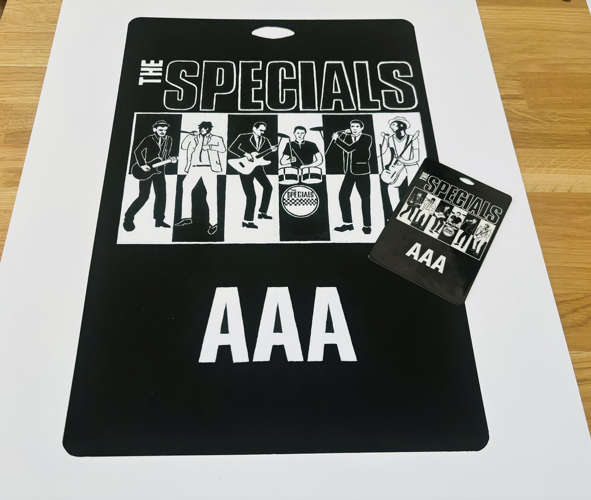 horacepanterart's tweet photo. Just 24 hours left to purchase this thespecials official #backstage #tourpass #uktour #2011.
Original pass shown for scale 😉
https://t.co/i4wJHgHVfw
Later……Horace…… https://t.co/6rMvhu1zJU