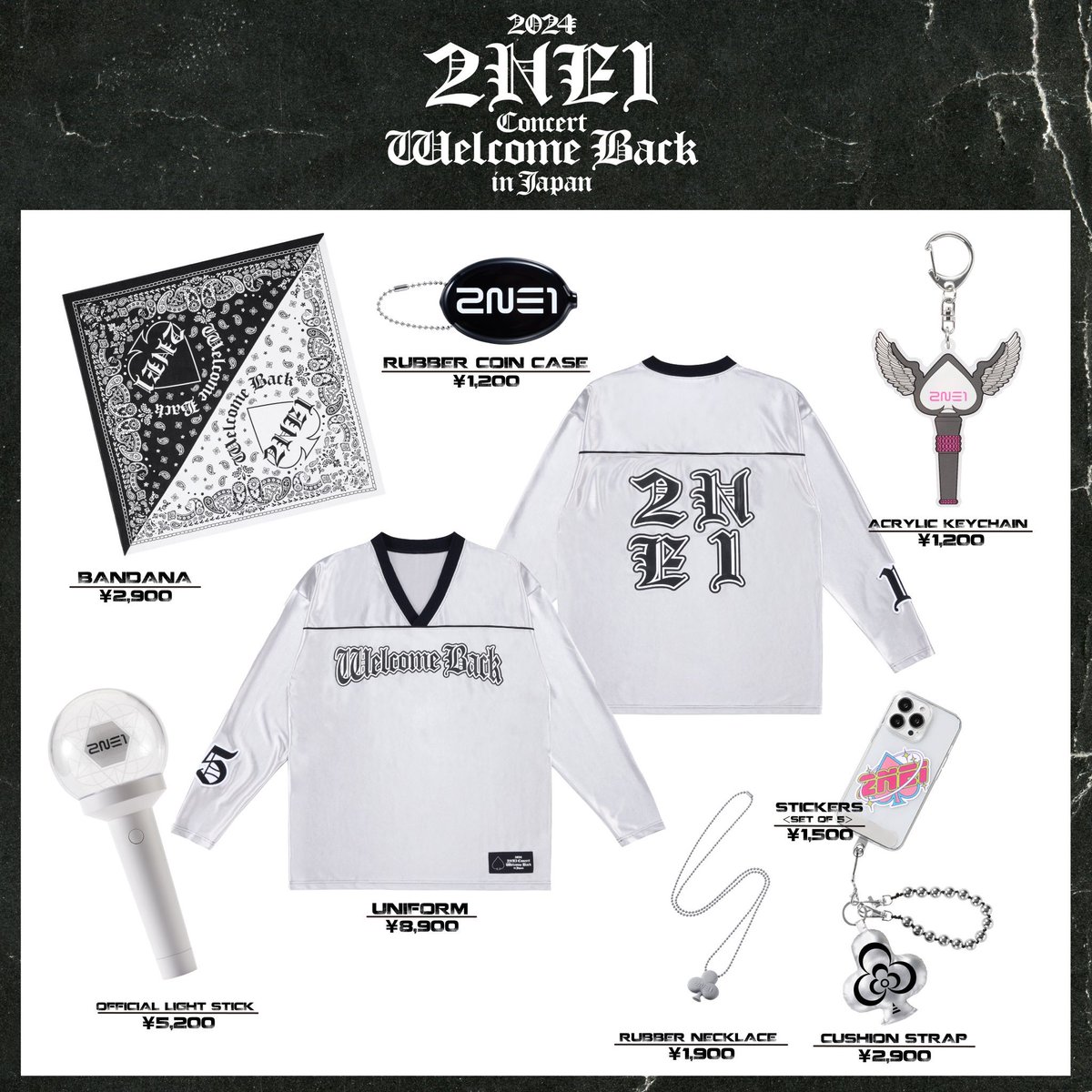 2NE1】 2024 2NE1 CONCERT [WELCOME BACK] IN JAPAN GOODS 販売中