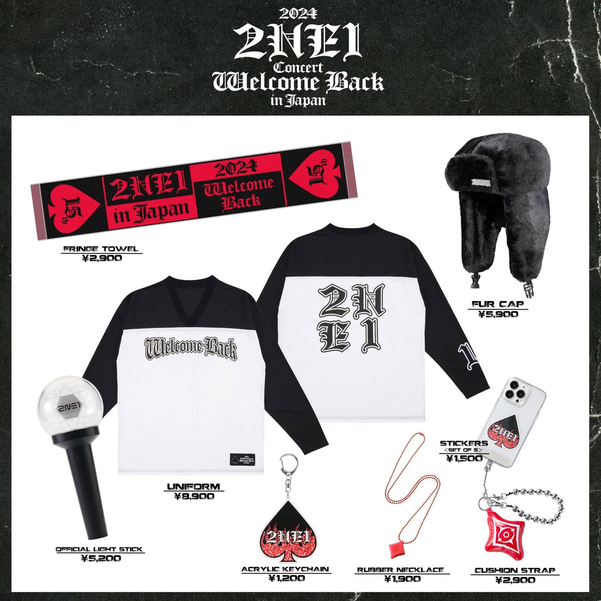 2NE1】 2024 2NE1 CONCERT [WELCOME BACK] IN JAPAN GOODS 販売中 