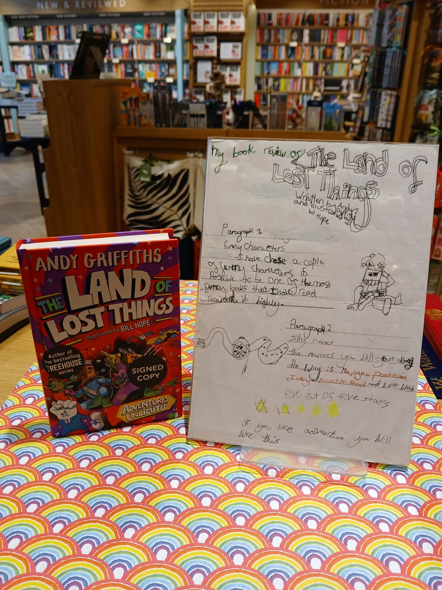 We think @AndyGbooks will really appreciate the wonderful combination of words and pictures that our Booktester Miss E (8) has used in her 5* review of The Land of Lost Things <a href="/panmacmillan/">Pan Macmillan</a> <a href="/Bibliogranddame/">Nichola</a>