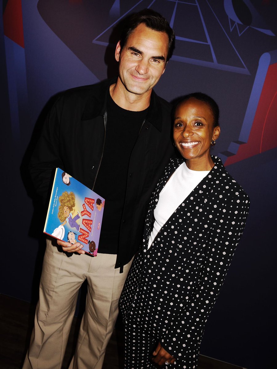 Naya and I met the G.O.A.T. <a href="/rogerfederer/">Roger Federer</a> at <a href="/LaverCup/">Laver Cup</a>.

#RogerFederer #federer #LaverCup2024 # lavercup
