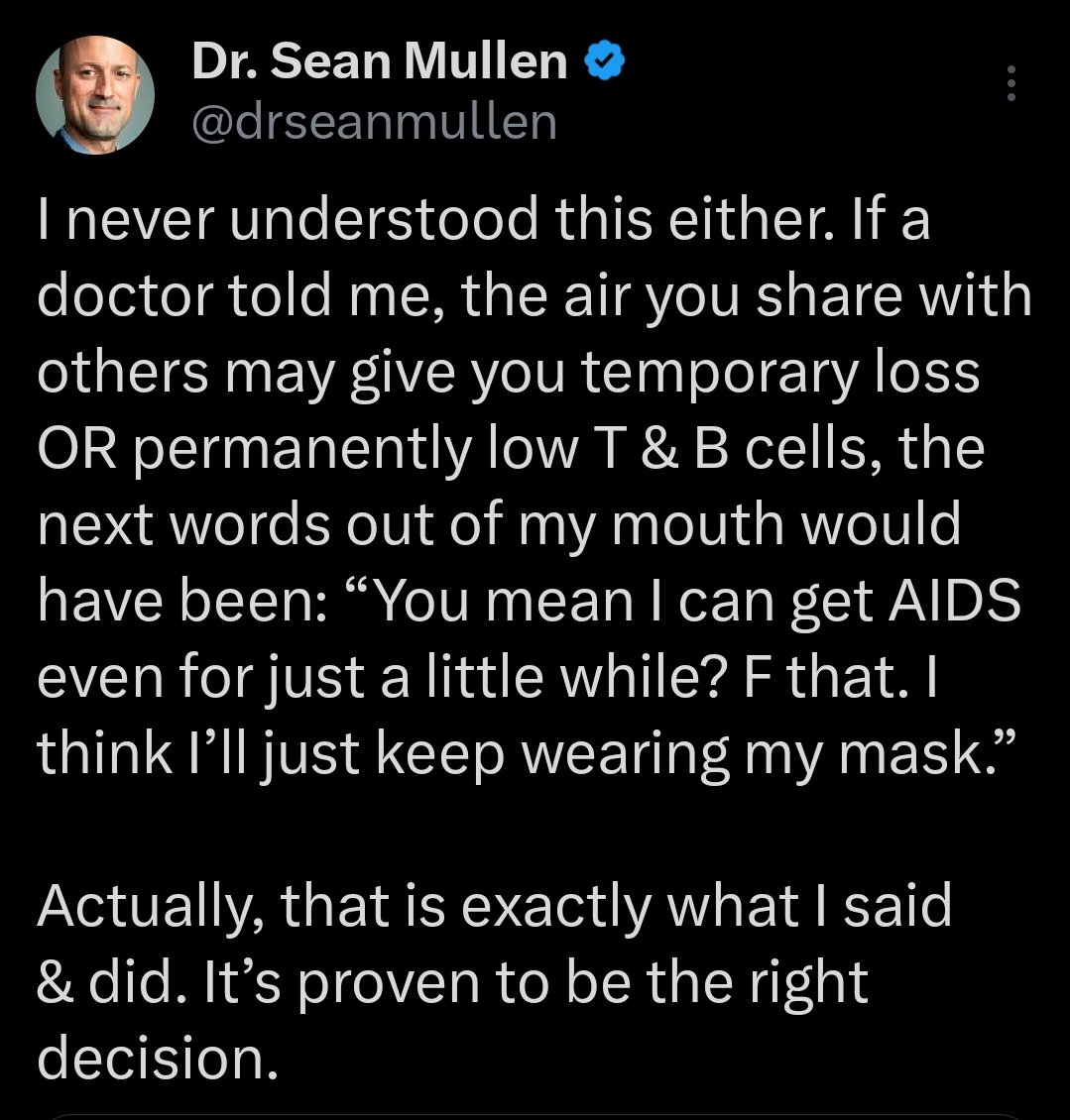 Paul_Briley's tweet image. Or cut out the crap and cut to the chase. SARS-CoV-2 is airborne AIDS!