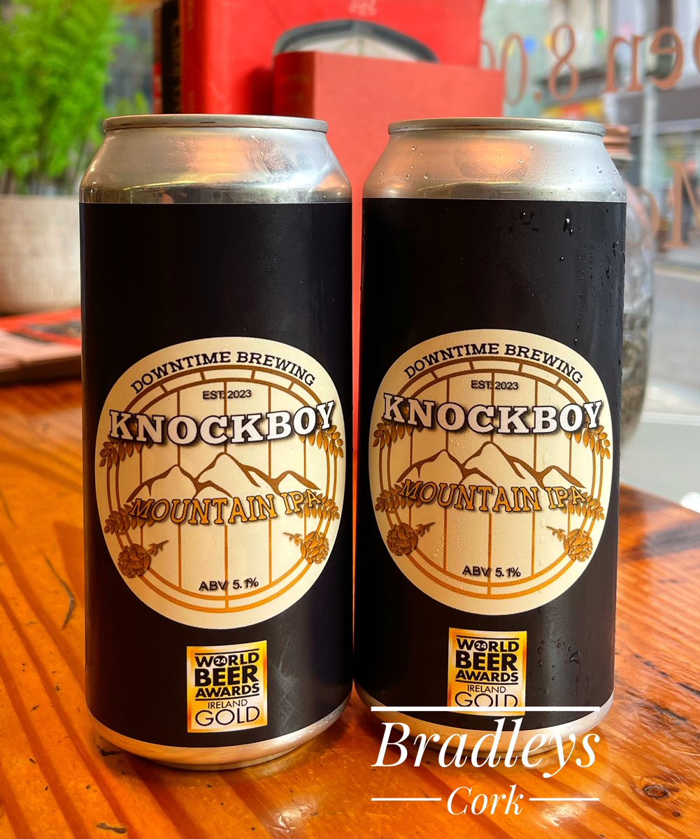 Back for a very limited run, the <a href="/worldbeerawards/">WorldBeerAwards</a> winning Knockboy Mountain IPA from <a href="/DowntimeBrewin/">Downtime Brewing</a>