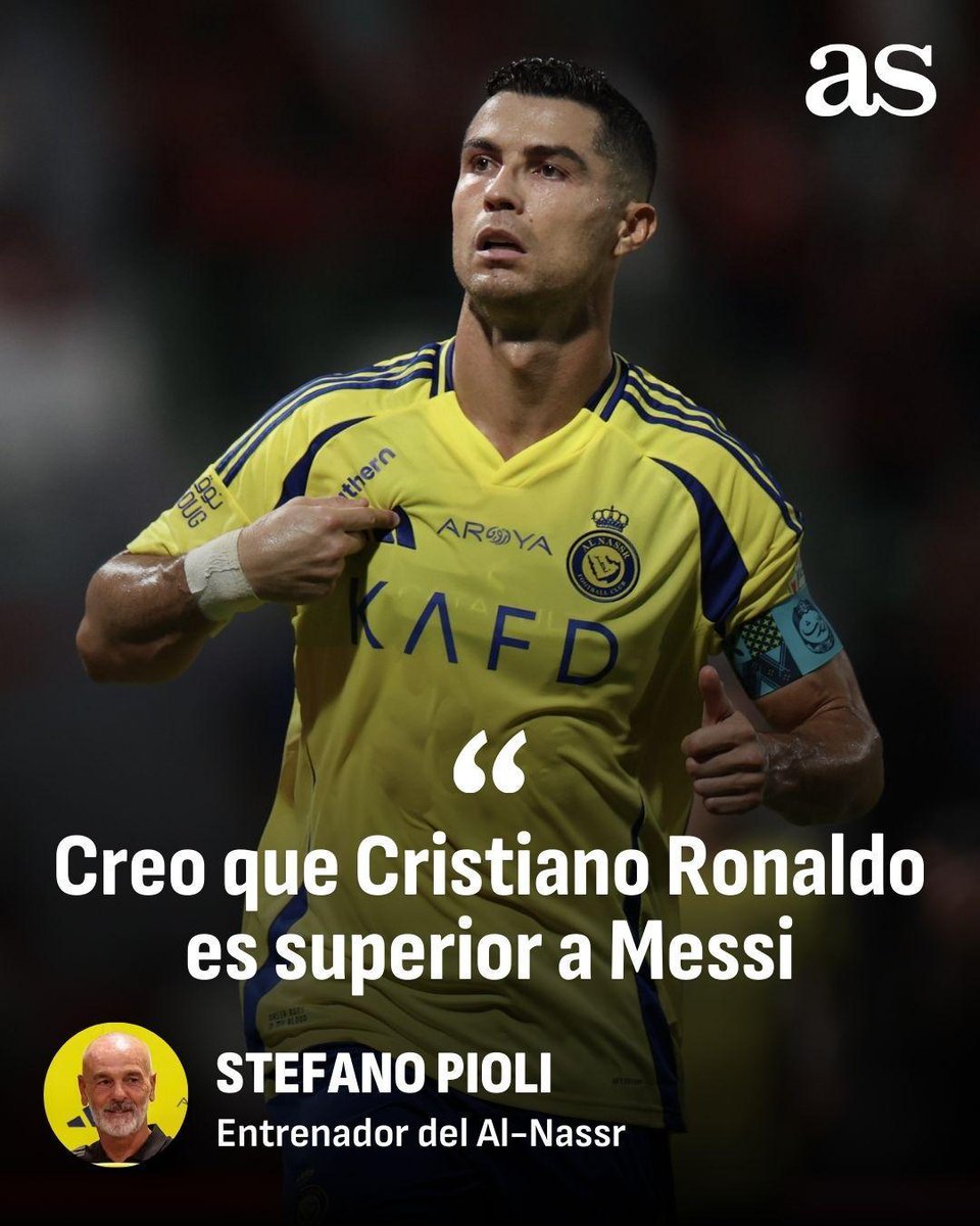 🇵🇹 ¡Pioli se rinde a Cristiano y dice que es mejor que Messi!

🤔 ¿Tú piensas igual?

🔗 dozz.es/4e362