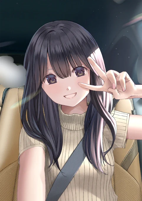 #皆さんラフと塗った後を見せてください わかりました。お見せしましょう。