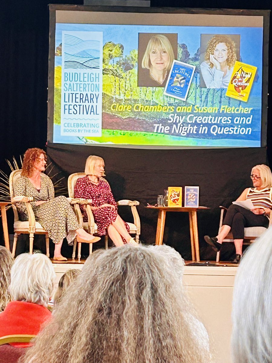 Alison Barrow (@alisonbarrow) on Twitter photo A perfect Friday afternoon in the company of <a href="/ClareDChambers/">Clare Chambers</a> and <a href="/sfletcherauthor/">Susan Fletcher</a> at <a href="/BudleighLitFest/">Budleigh Salterton Literary Festival</a> - the festival by the sea. Enjoyed a delicious fish supper at <a href="/therockfishuk/">Rockfish ~ Seafood restaurants by the coast</a> too! 🐟 📕 ❤️ A perfect Friday afternoon in the company of <a href="/ClareDChambers/">Clare Chambers</a> and <a href="/sfletcherauthor/">Susan Fletcher</a> at <a href="/BudleighLitFest/">Budleigh Salterton Literary Festival</a> - the festival by the sea. Enjoyed a delicious fish supper at <a href="/therockfishuk/">Rockfish ~ Seafood restaurants by the coast</a> too! 🐟 📕 ❤️