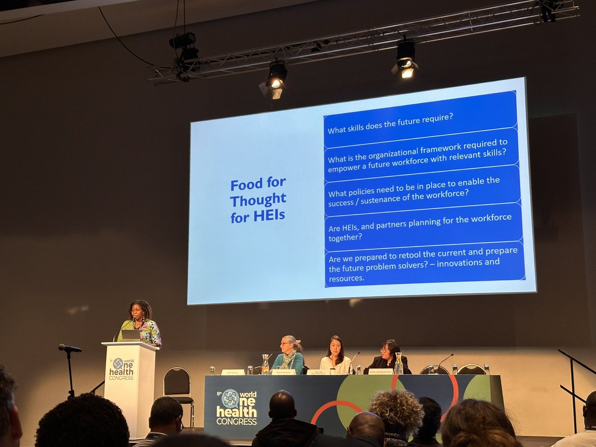Amanda Berrian, DVM, PhD, MPH, DACVPM (@drdeeda) on Twitter photo Irene Naigaga <a href="/AFROHUN/">AFROHUN - Africa One Health University Network</a> shares food for thought on the role of higher education institutions in shaping the future #OneHealth workforce <a href="/WOHCongress/">World One Health Congress</a> #WOHC2024 Irene Naigaga <a href="/AFROHUN/">AFROHUN - Africa One Health University Network</a> shares food for thought on the role of higher education institutions in shaping the future #OneHealth workforce <a href="/WOHCongress/">World One Health Congress</a> #WOHC2024