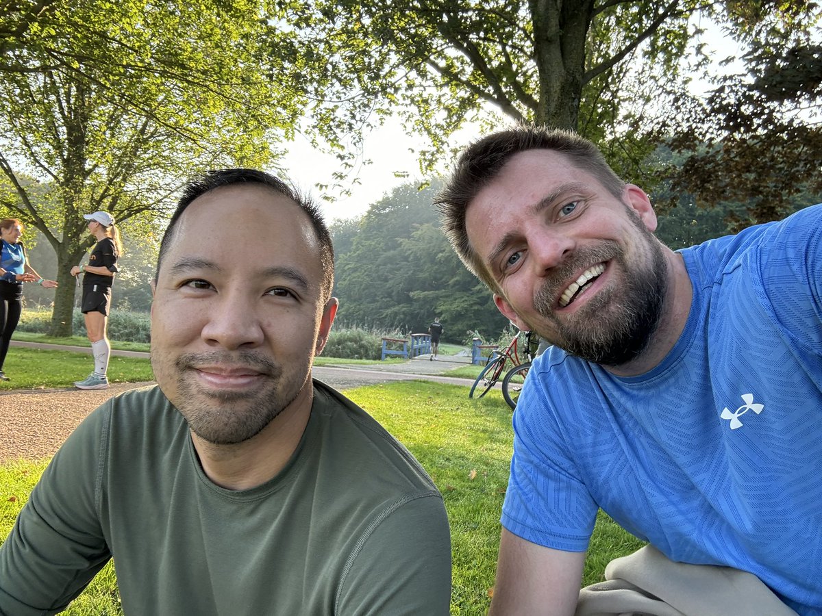 And another park run completed with <a href="/Woxplosion/">Wox 🎾</a> . 5k in 24:34. 🏃‍♂️ 💨