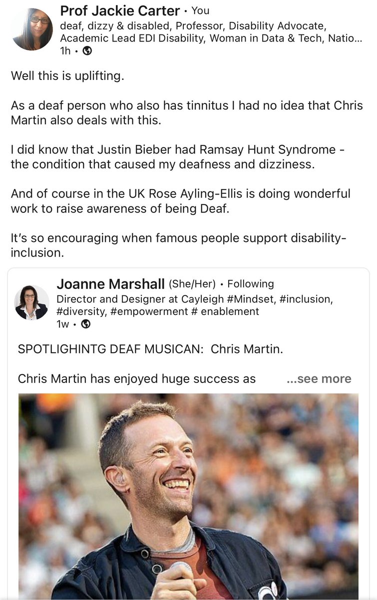 As a deaf person who also has tinnitus this was an uplifting read.