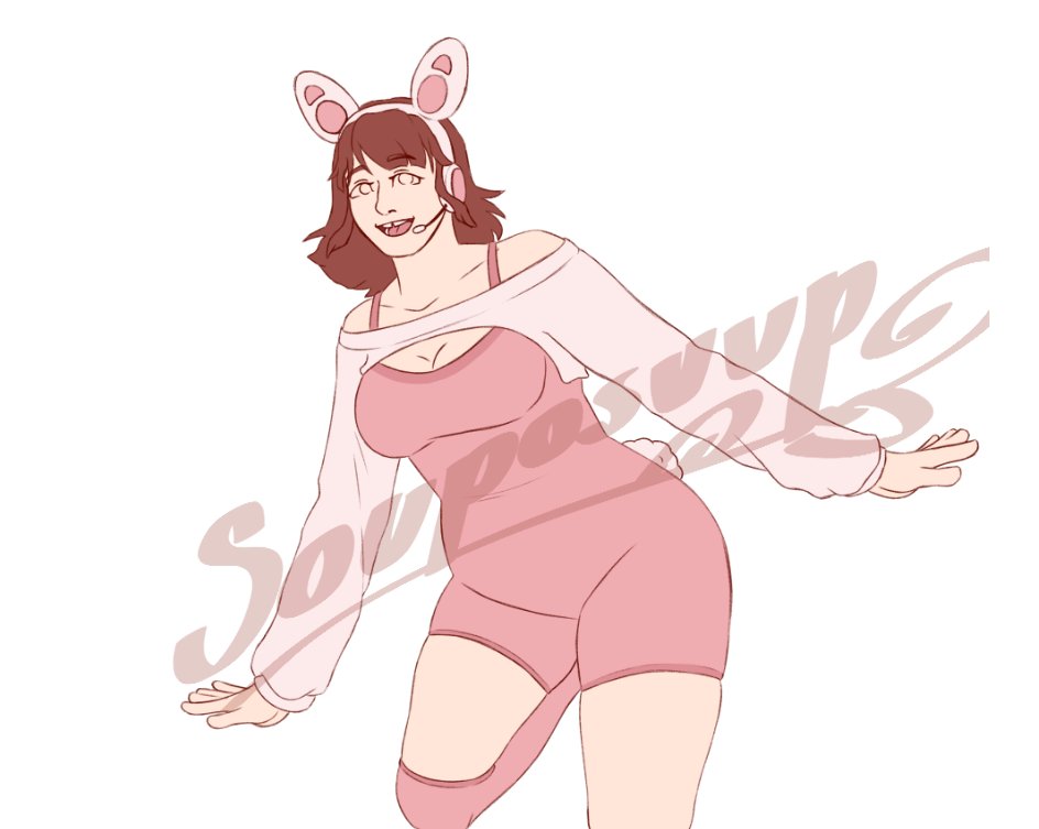 Hey! I'm back, a few weeks ago was my birthday, and lots has happened but here I am

And here! Cute #BunnyGirl wip

#artmoots #digitalart #commsopen