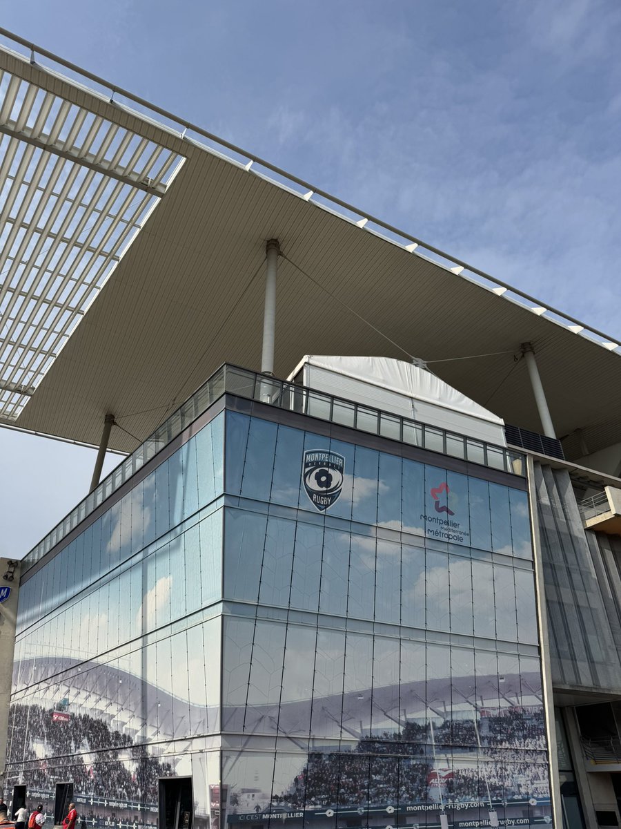 MarcFeau's tweet photo. @StadeToulousain On y est #Montpellier #GGLstadium #MHRST #Rugby #top14 https://t.co/Bf26oXbvZK