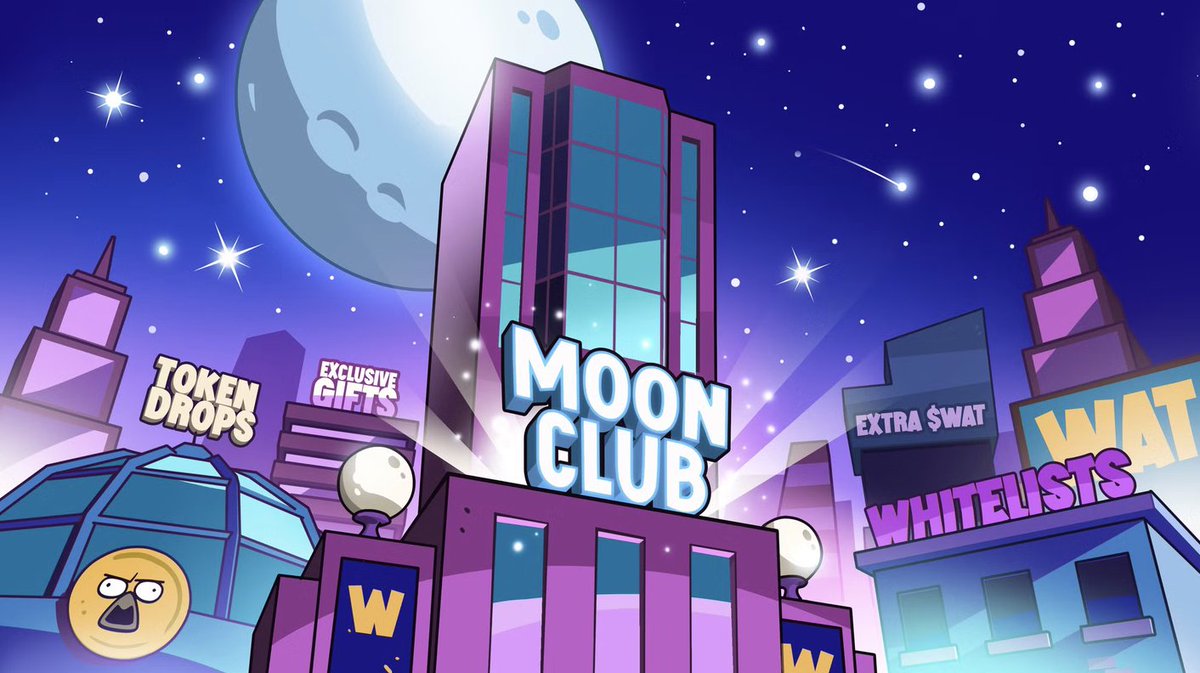 (3/8) MoonClub: Unlock Early Rewards 🌛

Frens who joined MoonClub early get 340% more $WAT, plus Mystery Box – super mysterious reward for the future. Wat’s inside? 👀

You have to wait and see, frens. 😁 But it sure gonna be something special in the WatBird Universe. 🌕💎