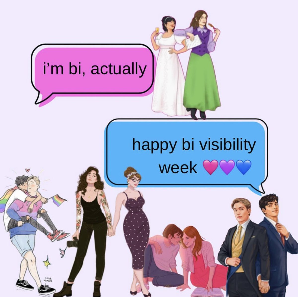 SleepTeamno's tweet photo. HAPPY BISEXUAL VISIBILITY WEEK
This week, we're breaking down stereotypes, challenging biphobia, and celebrating the beautiful bisexual community that is part of the queer refugee community. 
Drop a 💙 if you're here for visibility and love for ALL identities! 💜🫶 🏳️‍🌈 https://t.co/1w6rrQAmHu