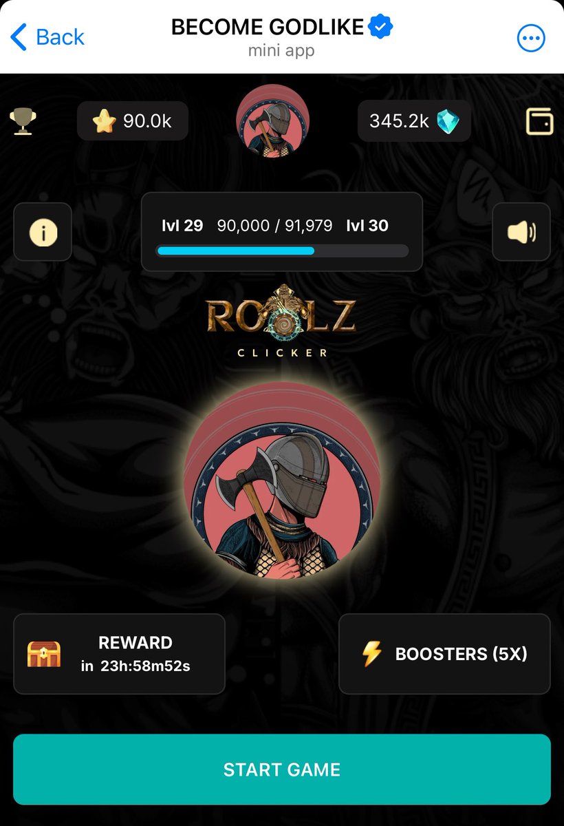 I know many of you don’t know yet about <a href="/Roolznft/">RoOLZ</a> or you stopped farming it. 

Here to tell you that the team just raised $1m in funding with Ton Ventures leading the round. 

You are still very early to the game. Start here ⬇️
t.me/ROoLZQuest_bot…