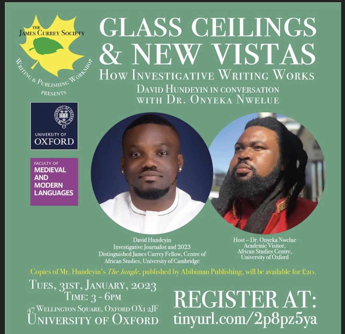 It is now very clear that I was a collateral damage in a war between <a href="/DavidHundeyin/">David Hundeyin</a>, the Nigerian criminal class and the British evil system. It’s crystal clear now. They want to take the young man out, but it won’t work. I am solidly behind him and you should be!