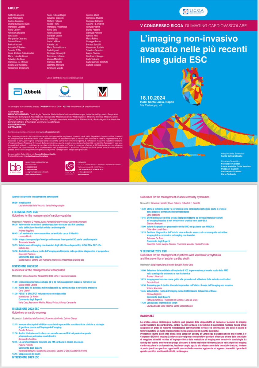 Alessandra Scatteia (@ascatteia) on Twitter photo The final program..excellent faculty, amazing location, and a whole lot to learn..donāt miss out!! #SICOAimaging #whyCMR <a href="/SantoDellegrot1/">Santo Dellegrottaglie</a> <a href="/AndreBaggi/">Andrea Baggiano</a> <a href="/chiarabd/">C Bucciarelli-Ducci</a> <a href="/Isale090/">Isabella Leo</a> <a href="/fabrizioricci/">Fabrizio Ricci</a> <a href="/gpontone1/">Gianluca Pontone</a> <a href="/Figliozzis/">Stefano Figliozzi</a> The final program..excellent faculty, amazing location, and a whole lot to learn..donāt miss out!! #SICOAimaging #whyCMR <a href="/SantoDellegrot1/">Santo Dellegrottaglie</a> <a href="/AndreBaggi/">Andrea Baggiano</a> <a href="/chiarabd/">C Bucciarelli-Ducci</a> <a href="/Isale090/">Isabella Leo</a> <a href="/fabrizioricci/">Fabrizio Ricci</a> <a href="/gpontone1/">Gianluca Pontone</a> <a href="/Figliozzis/">Stefano Figliozzi</a>