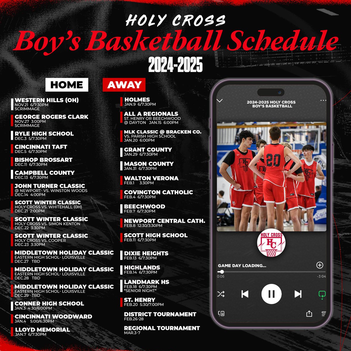 🏀 Schedule Release 🏀<a href="/hcindiansbball/">Holy Cross Basketball</a> <a href="/EvanDennison1/">Evan Dennison</a> <a href="/hchscovindians/">Holy Cross HS Cov Indians</a> <a href="/HolyCrossRadio/">Holy Cross Radio</a>