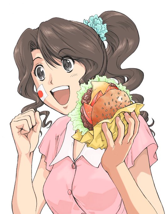 過去絵。本日のバーガー 